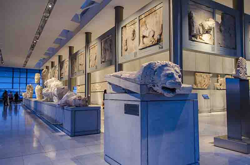 58 - Grecia - Atenas - museo de la Acropolis - sala del Partenon